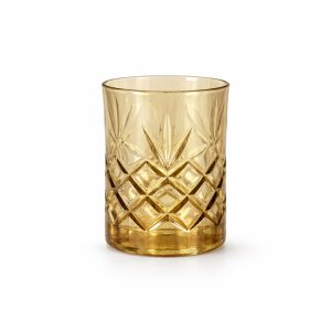 Amber Cut Tumbler