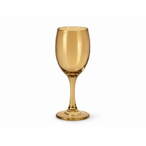 Amber Wine Glass