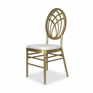 Champagne Round Back Chair