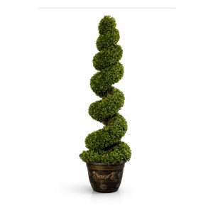Emerald Tall Twist Topiary