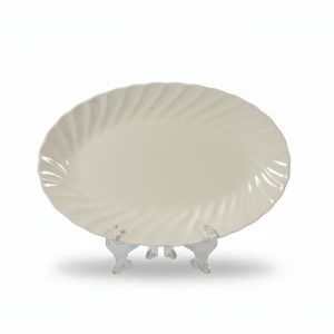 Fluted Oval Platter