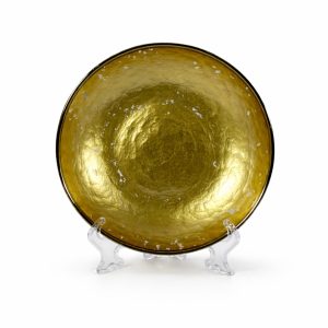 Gilded Foil Dinner Plate