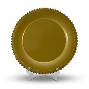 Gold Beaded Underplate