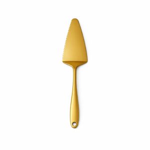Gold Cake Server