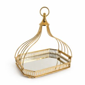 Gold Mirror Server - Set of three