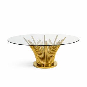 Gold Radiance Round Table