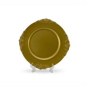 Gold Versailles Baroque Underplate