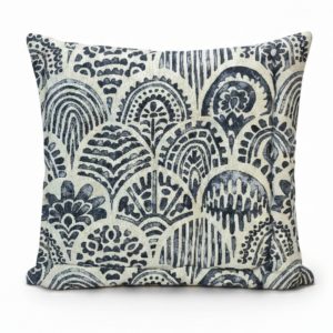 Indigo Heritage Print Cushion