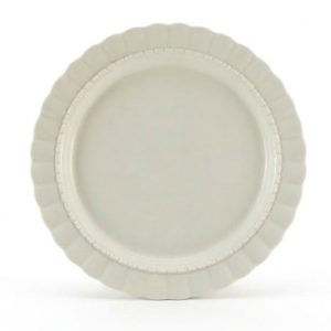 Ivory Belle Scallop Edge Dinner Plate
