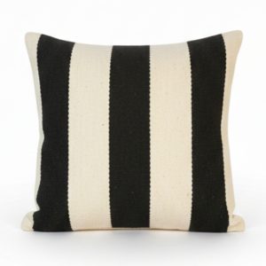 Monochrome Bold Stripe Cushion