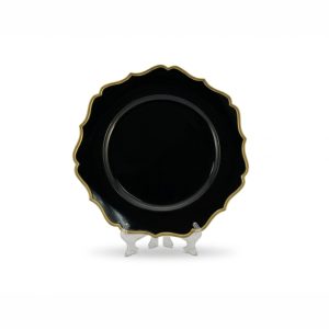Noir Gold Scallop Underplate