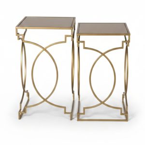 Orion Mirror Nesting Side Table Set