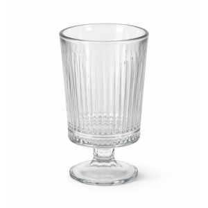 Ribbed Crystal Vase Slim