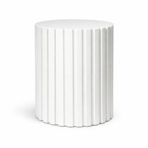 Ribbed Cylinder Floor Plinth Extra Small