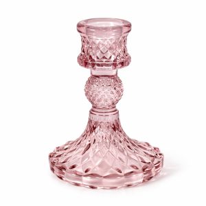 Rose Crystal Candle Holder