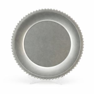 Silver Beaded Underplate