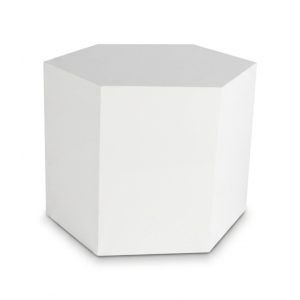 The Honeycomb -White Hexagon Display Stand Medium