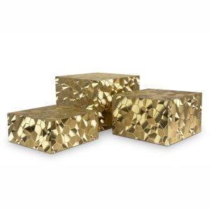 The Radiance -Gold Square Display Stand Set
