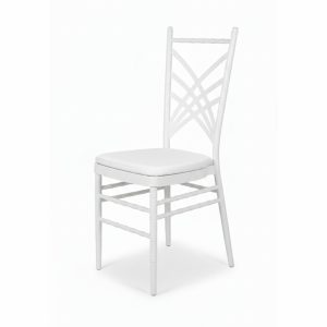 White Lattice Chair